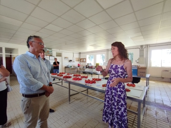 El delegado del gobierno en Extremadura, José Luis Quintana, visita las instalaciones de CTAEX