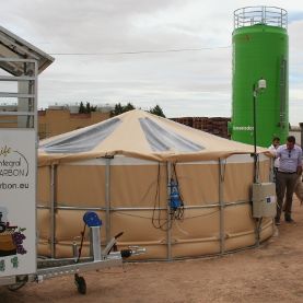 Prototipo industrial de cultivo de algas