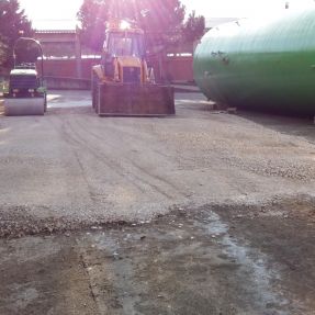 Montaje del módulo de producción de biogás en Burgos 2