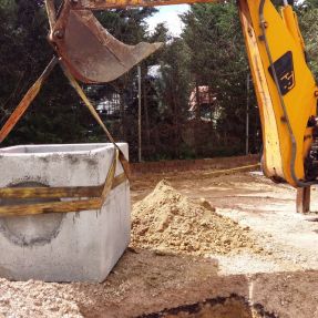 Montaje del módulo de producción de biogás en Burgos 6