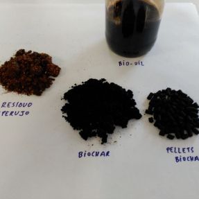 5 Muestras de outputs de pirólisis