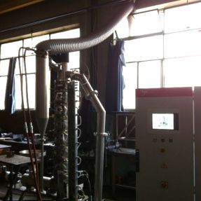 7b Reactor PYROEX en las instalaciones de FORADIA