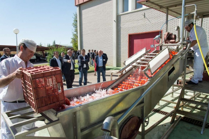 Visita a CTAEX del presidente de la Junta de Extremadura, Guillermo Fernández Vara