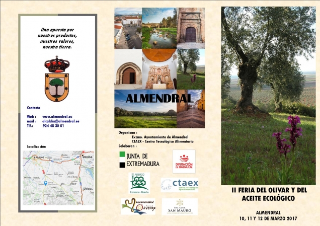 CTAEX colabora en las II Jornadas del Olivar y del Aceite Ecológico de Almendral