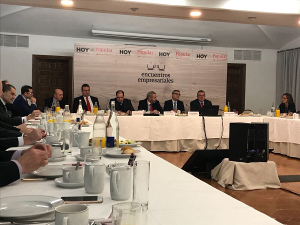 El director de CTAEX interviene en los Encuentros Empresariales del diario HOY