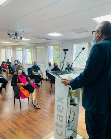 CTAEX, junto con la Delegación del Gobierno en Extremadura, organiza unas jornadas informativas sobre el cultivo del cáñamo para uso industrial  para Fuerzas y Cuerpos de seguridad del Estado