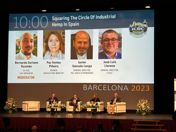 CTAEX apuesta por el cáñamo industrial en el ICBC de Barcelona