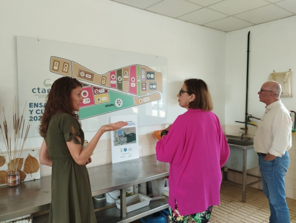 La consejera de Agricultura, Ganadería y Desarrollo Sostenible, Mercedes Morán, destaca el papel de CTAEX en el desarrollo del sector agroalimentario