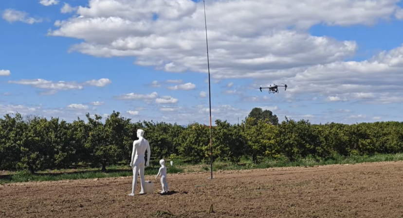El proyecto DRONSafe evalúa en Valencia el uso &quot;seguro y sostenible&quot; de drones al aplicar fitosanitarios en agricultura