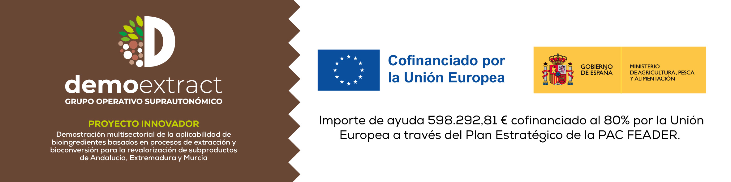 Imagen: DEMOEXTRACT - Proyecto Innovador &quot;Demostración multisectorial de la aplicabilidad de bioingredientes basados en procesos de extracción y bioconversión para la revalorización de subproductos de Andalucía, Extremadura y Murcia&quot;