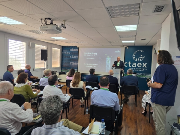 CTAEX CELEBRA SU ASAMBLEA GENERAL 2025 CON NUEVOS ESTATUTOS, SOCIOS ESTRATÉGICOS Y LIDERAZGO EN TRANSFERENCIA TECNOLÓGICA AGROALIMENTARIA