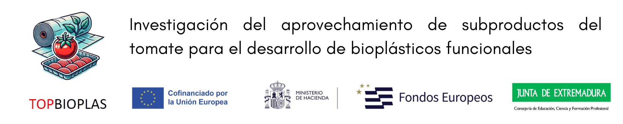 Imagen: TOPBIOPLAS - Investigación del aprovechamiento de subproductos del tomate para el desarrollo de bioplásticos funcionales