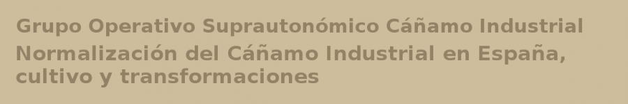 Grupo Operativo Suprautonómico - Cáñamo Industrial